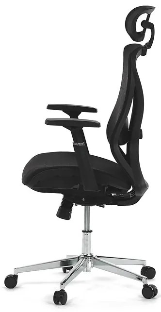 Autronic BONTEC Kancelárska stolička, synchrónny mechanizmus, čierna sieťovina, KA-S258 BK Farba: Čierna