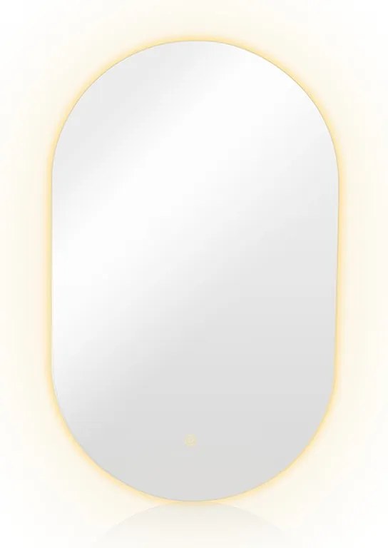 Noela Oválne zrkadlo s LED podsvietením OVELIA