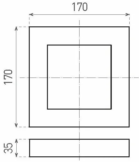 LED Stropné svietidlo LED/12W/230V 2800K 17 cm