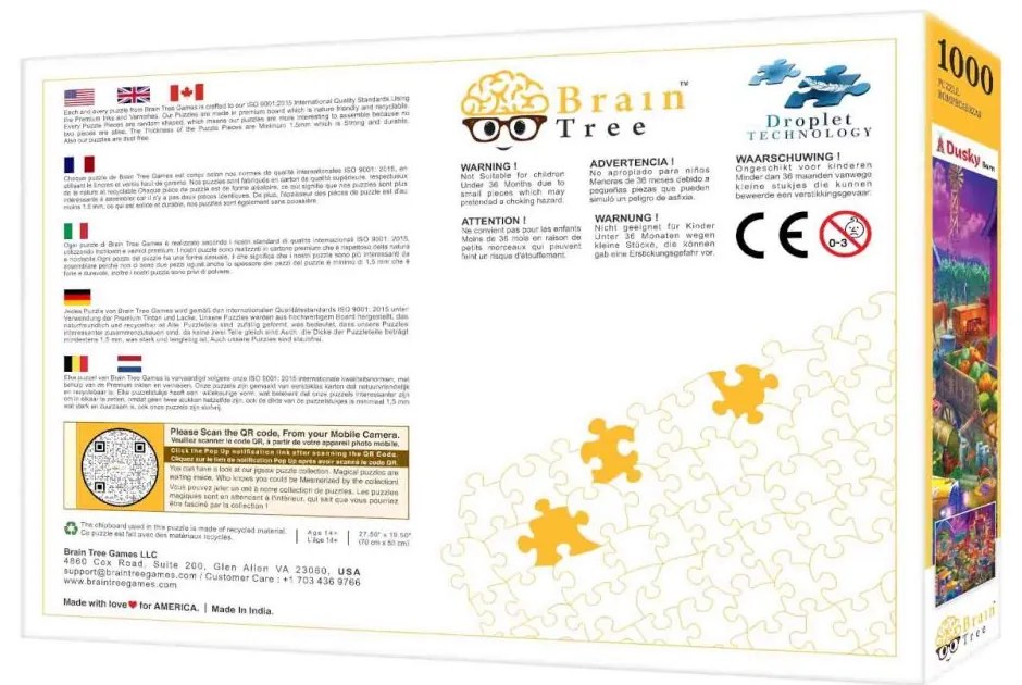 Brain Tree Puzzle Súmrak na dvore 1000 dielikov