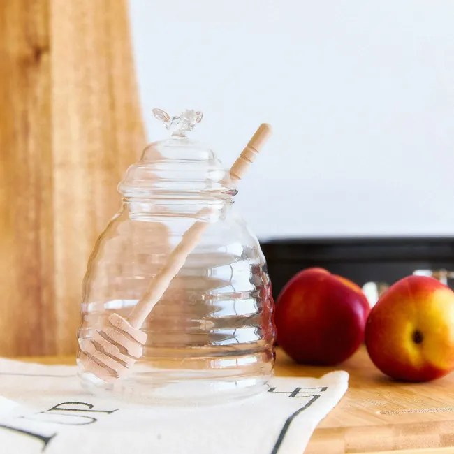 Nádoba MELLA na med s naberačkou ALL 984352