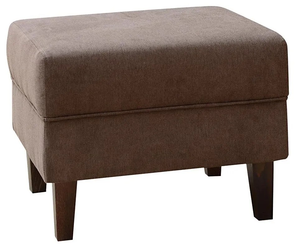 Taburet GALA 42x54 cm tmavohnedý