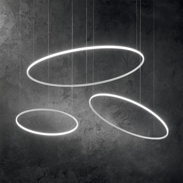 Ideal Lux - LED Luster na lanku HULAHOOP LED/39W/230V 3000K pr. 81,5cm CRI90 biela