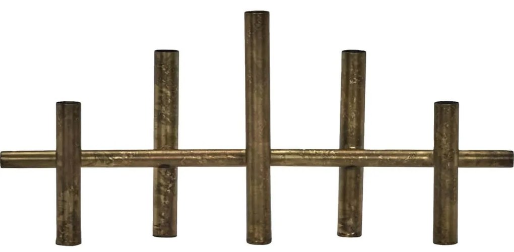 House Doctor Kovový svietnik Maxi Antique Brass 45 cm