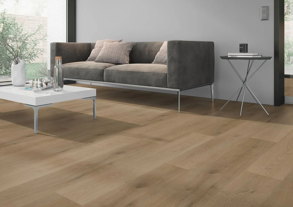 Oneflor, Vinylová podlaha lepená ECO 55 059 Prestige Oak Light Amber, 1219,2 x 184,1 mm