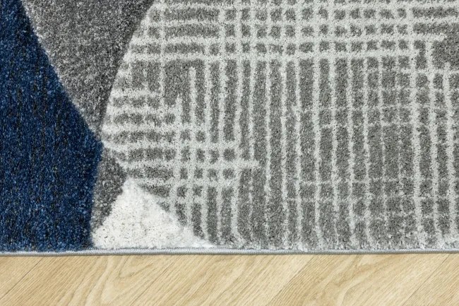 Koberec Kandy N390A sivý / modrý