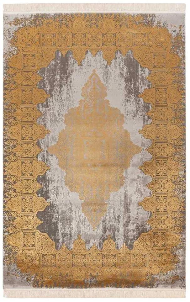 Lalee Kusový koberec Elegance 901 Gold Rozmer koberca: 80 x 150 cm