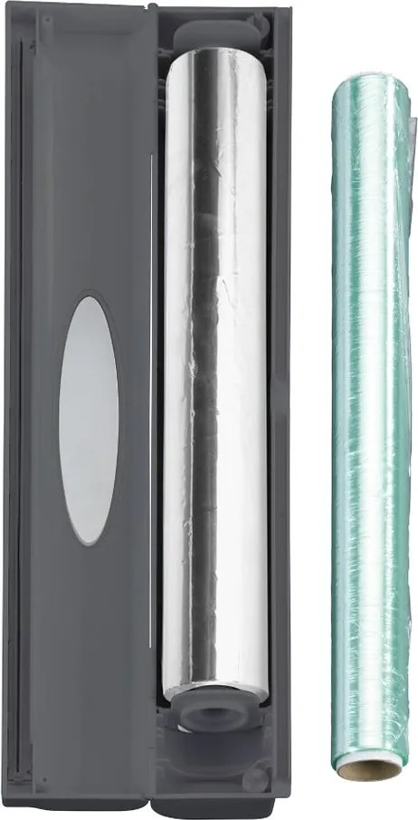 Sivý plastový držiak na fólie – Wenko