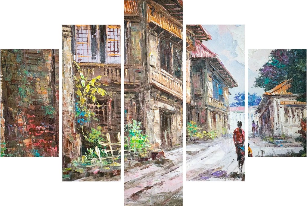 Obraz Filipínske dediny, Ázia (150x105 cm)