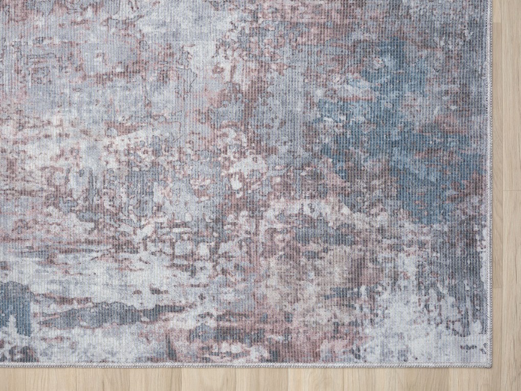 My Flair, Kusový koberec Avery grau/blau/braun – na von aj na doma, 160x230, šedá, chodba / predsieň