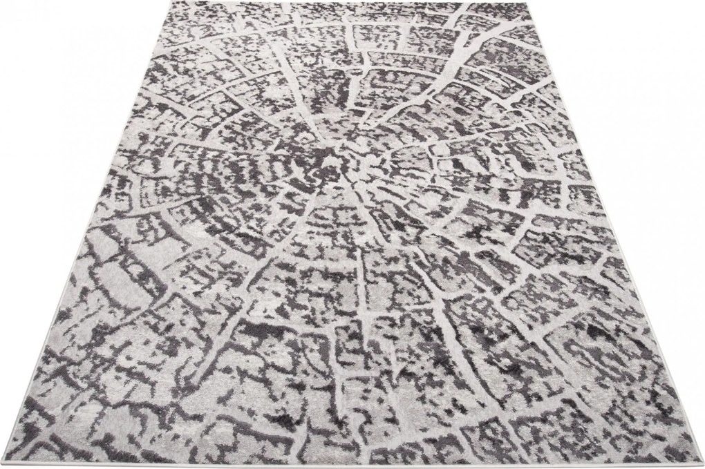 Kusový koberec SKY Log - šedý/tmavo šedý