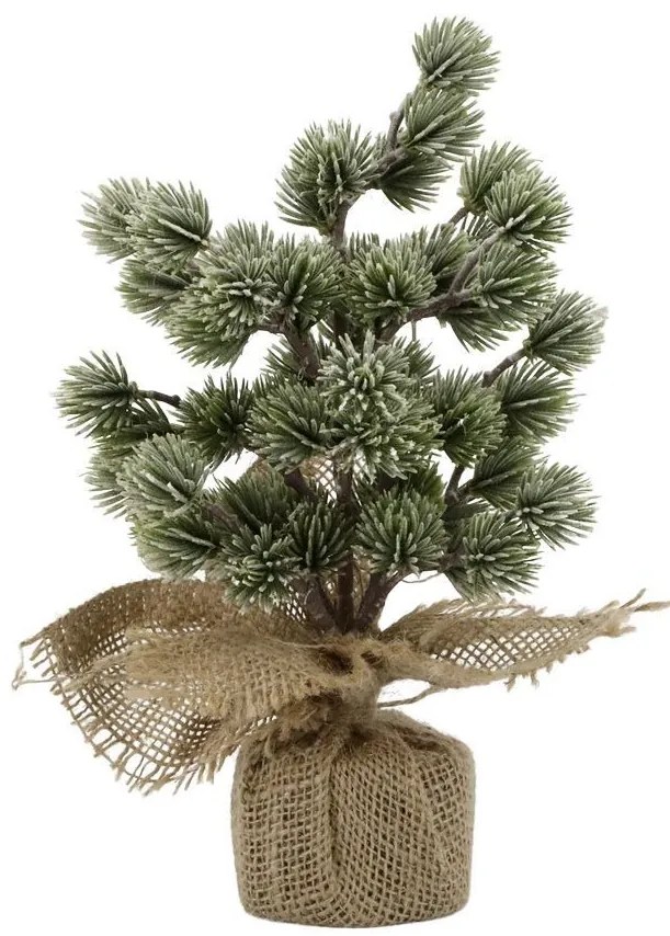 Zelený vánoční cedrový stromek v jutě Fleur Cedr Tree - 30 cm