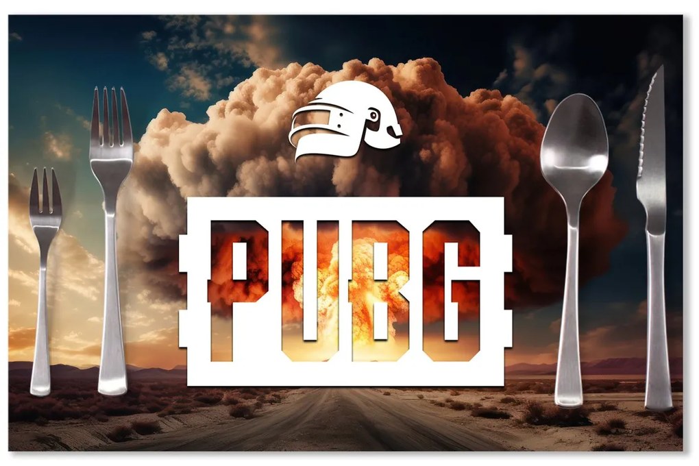 Sablio Prestieranie PUBG Explózia 1: 40x30cm