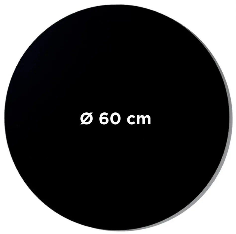 COMPACT 10 BLACK - STOLOVÁ DOSKA Ø60 cm