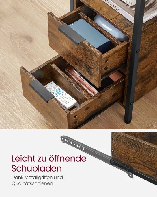 Príručný stolík so zásuvkami LET325B01