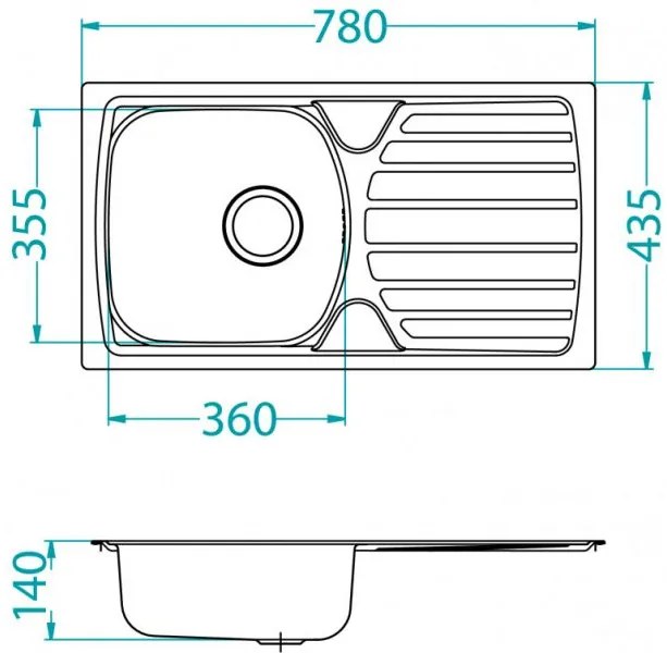 ALVEUS CZ BASIC 170, 780x435 1x FI 114 DEKOR F new