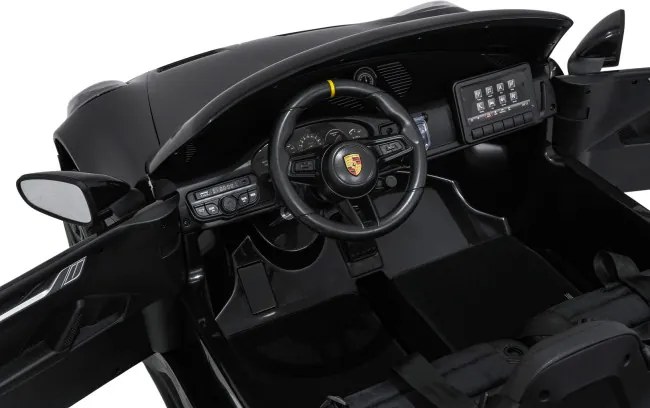 Elektrické autíčko Porsche 911 GT3 pretekárske čierne