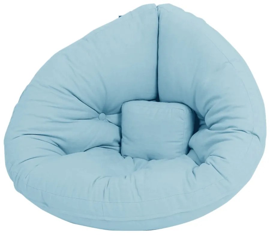 Detské rozkladacie kresielko Karup Design Mini Nido Light Blue