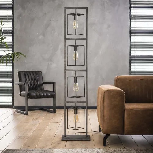 Stojaca lampa 72-37 4 x Cubic tower - Komfort-nábytok