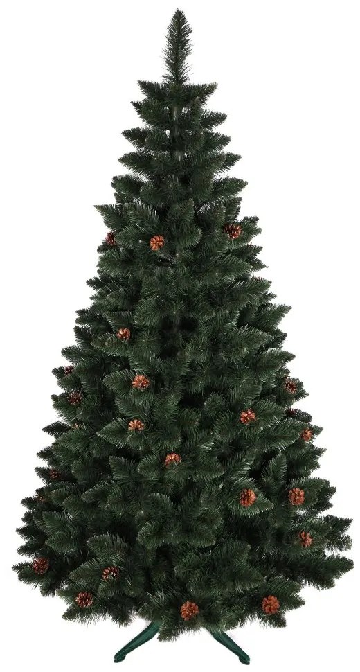 Vianočná borovica so šiškami 220 cm