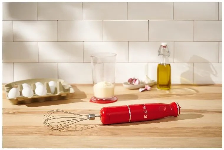 Silvercrest® Tyčový mixér Retro 1973 Ssmsr 600 A1 (červená) (100393111)