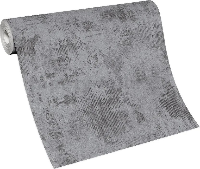 Vliesové tapety na stenu IMITATIONS 2 10238-15, rozmer 10,05 m x 0,53 m, industriálna stierka sivá, Erismann