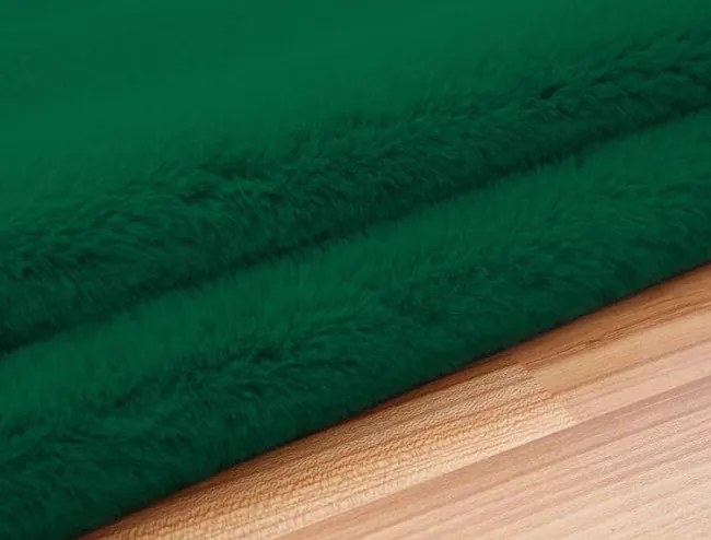 Protišmykový koberec RABBIT fľaškovo zelený kruh