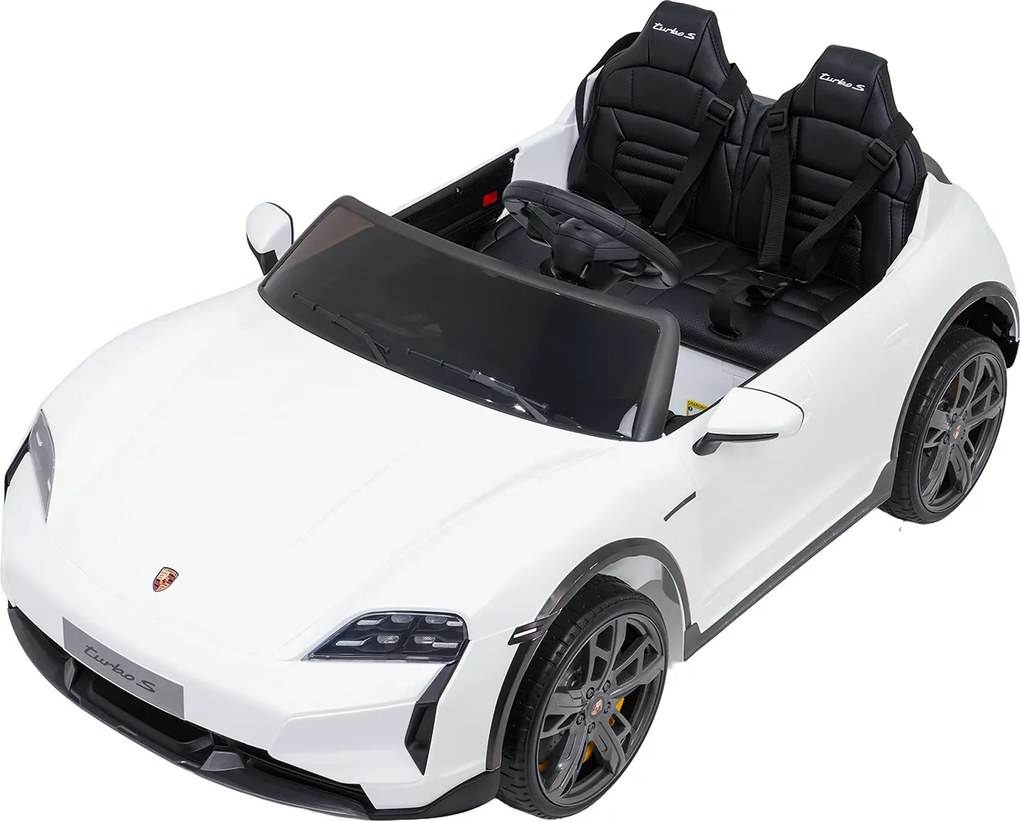 Ramiz Porsche Taycan Turbo S biele autíčko