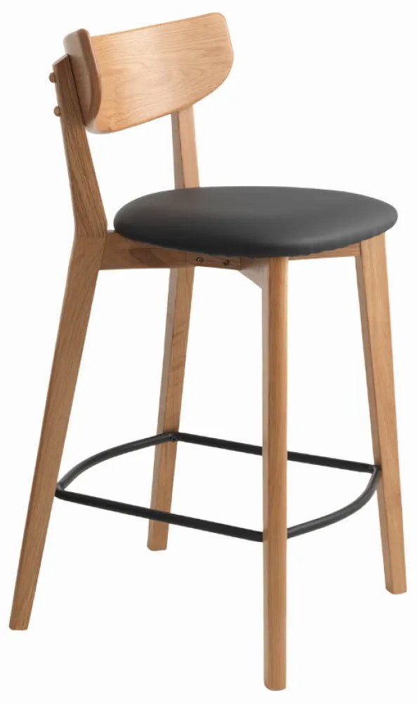 PERO DREVENÁ BAROVÁ STOLIČKA oak