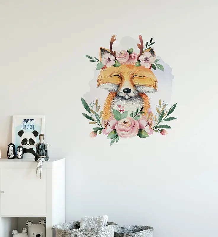 interesi Samolepka s líškou 75 x 65 cm