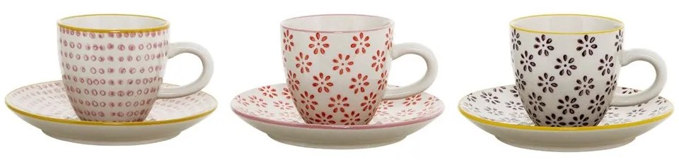 Bloomingville Šálek s podšálkem SUSIE 3 druhy - cena za 1 kus!