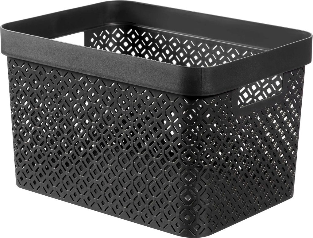 CURVER TERRAZZO L 17L Úložný box 36 x 27 x 22 cm čierny 01878-B79