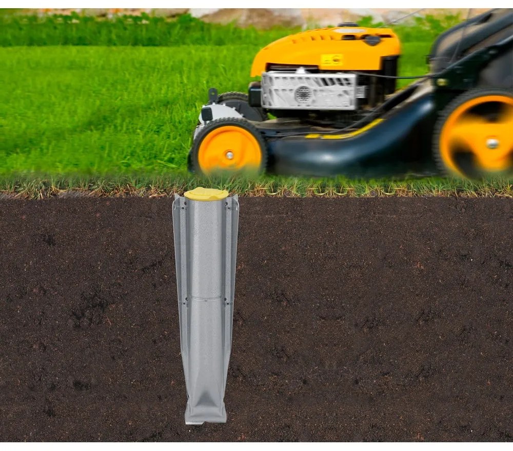 Vonkajší sušiak na bielizeň v striebornej farbe 50 m Lift-o-Matic Advance – Brabantia