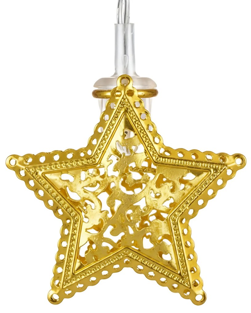 Vianočná LED svetelná reťaz s hviezdami LUMI