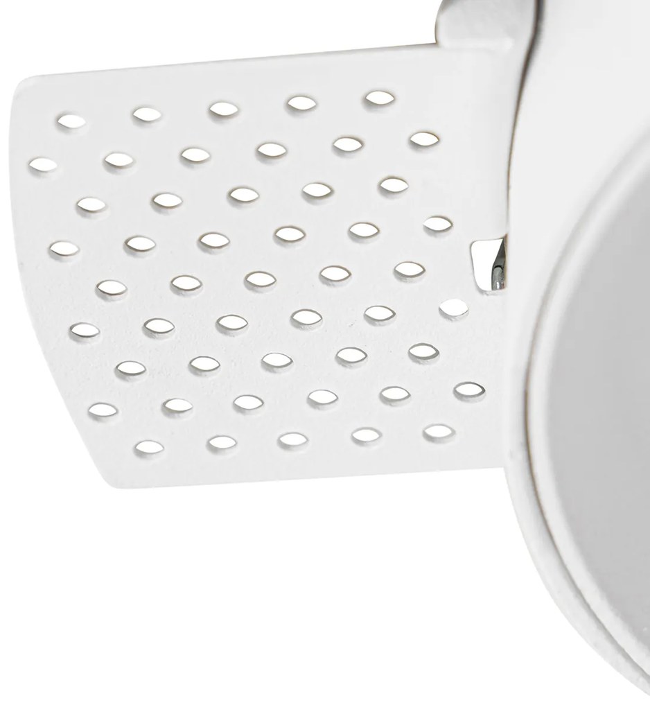 Inteligentné zapustené bodové svietidlo biele okrúhle bezrámové vrátane Wifi GU10 50mm - Oneon