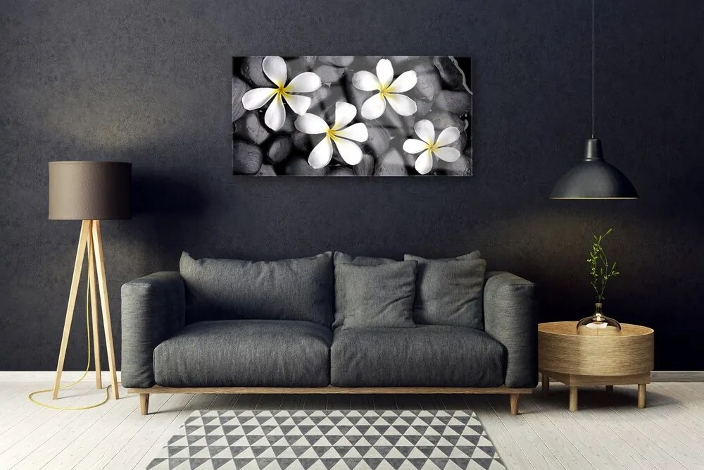 Obraz na skle Kvety rastlina príroda 120x60 cm