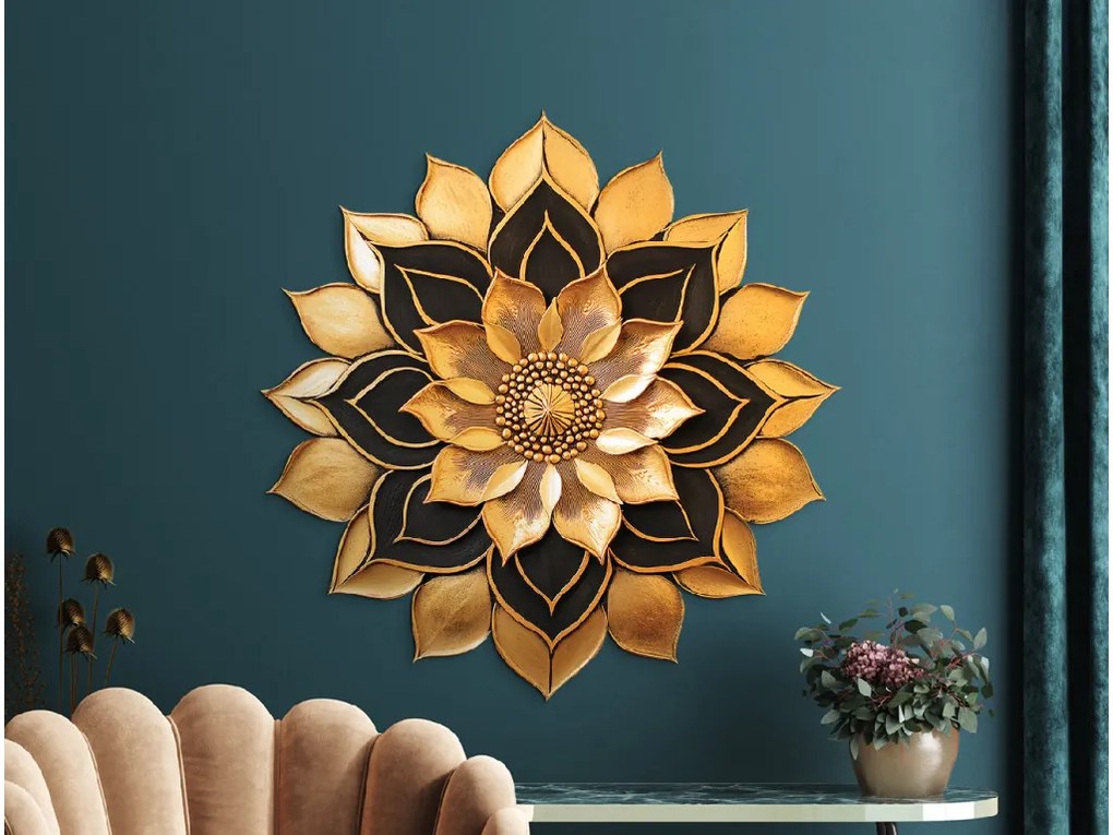 drevko | Kvetinová mandala Zlatý dotyk 45 x 445 cm