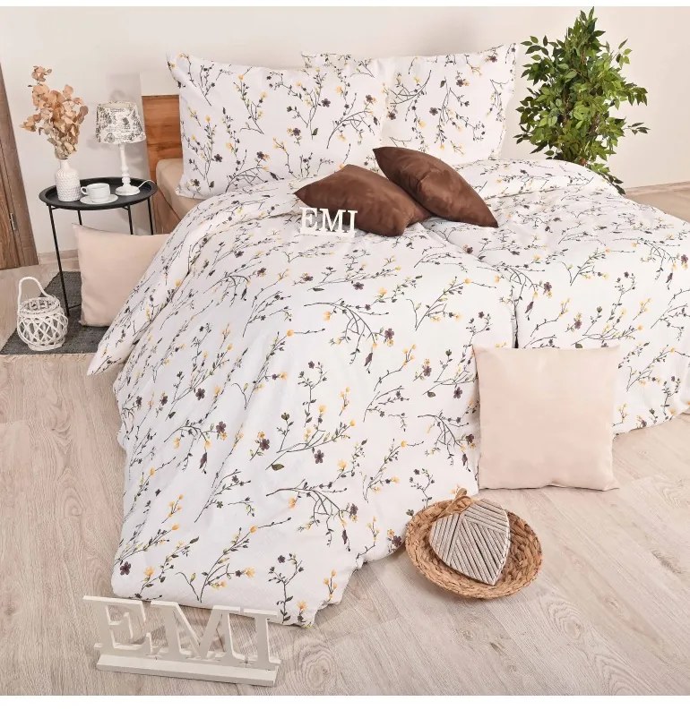 Obliečky krepové Carly EMI, Štandardný set jednolôžko obsahuje 1x 140x200 + 1x 70x90