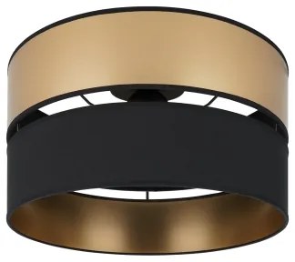 Brilagi - Stropné svietidlo ROYAL 1xE27/15W/230V pr. 40 cm čierna/zlatá