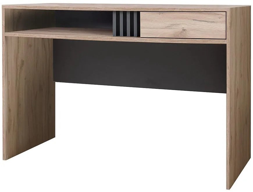 Písací stôl Allmo AL9 dub estana svetlý/antracit