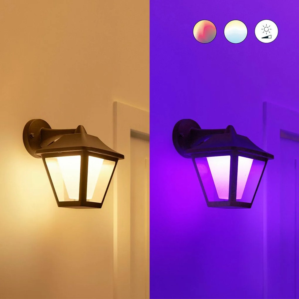 Philips WiZ Wall nástenné svietidlo LED 4,3W 2700-5000K RGB, stmievateľné