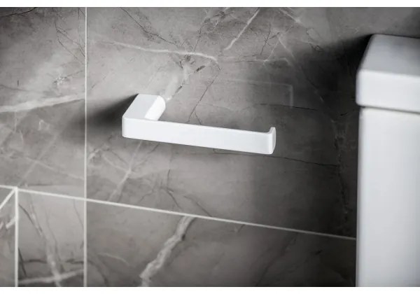 Gedy - Držiak na toaletný papier PIRENEI matná biela