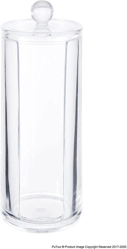Organizér / Zásobník na vatové / odličovacie tampóny, akrylový BULB