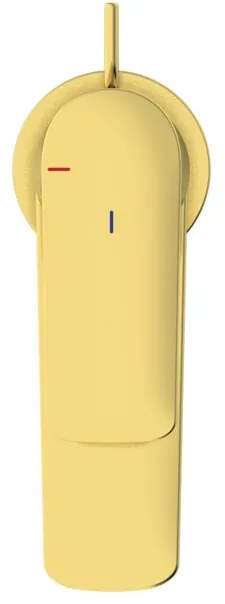 Ideal Standard Connect Air - Umývadlová batéria Slim Piccolo s BlueStart s odtokovou garnitúrou, kartáčovaná zlatá A7017A2