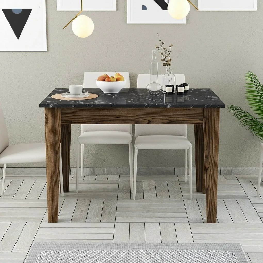 Jedálenský stôl Kiev Black and Walnut