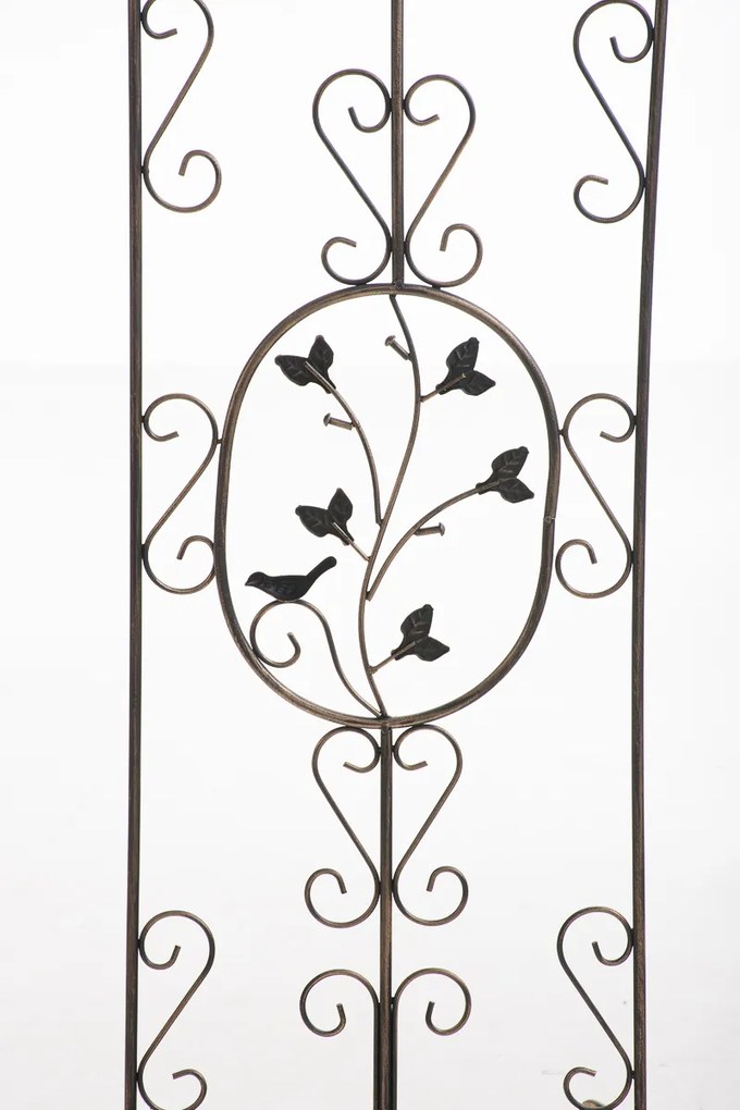 Mriežka na ruže Burg - 122 x 35 cm - Bronzová