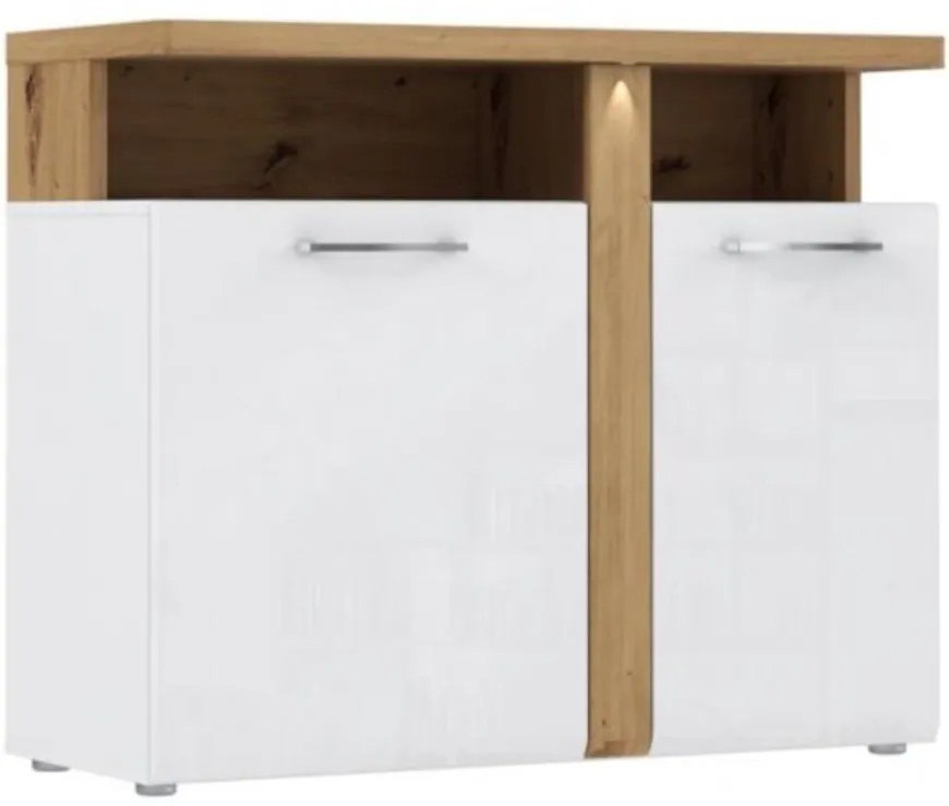 Komoda Tuluza TUZK221B biela/artisan