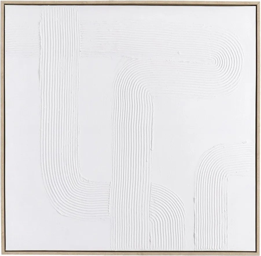 Ručne maľovaný obraz s rámom/na plátne 83x83 cm Texture – Bizzotto