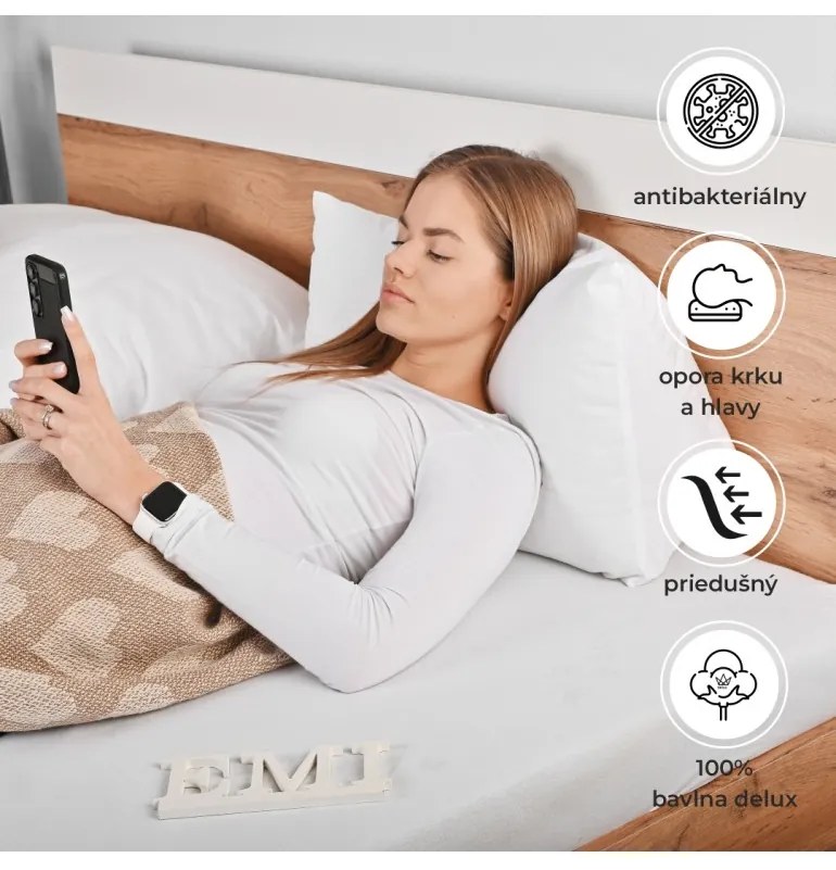 Anatomický vankúš Antireflux EMI, Vankúš 58x30x18 cm