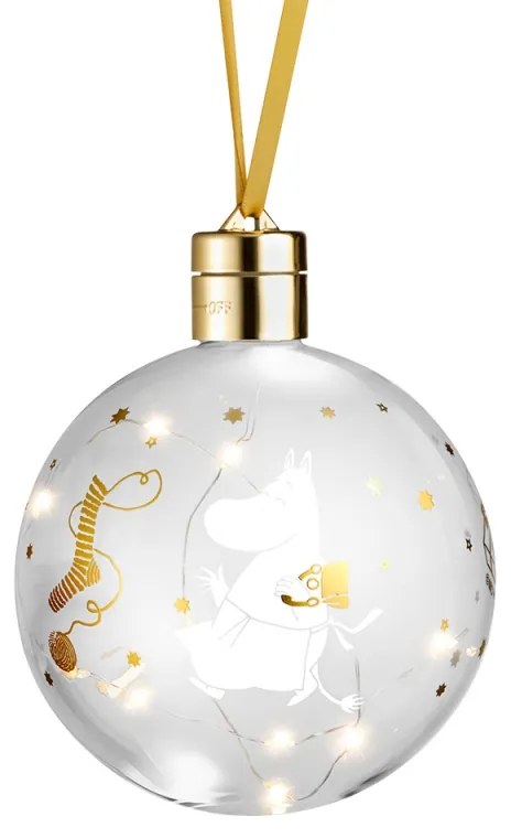 LED vianočná ozdoba Moomin Sparkling stars 11cm